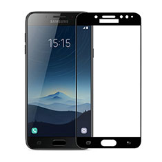 Ultra Clear Full Screen Protector Tempered Glass for Samsung Galaxy C8 C710F Black