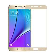 Ultra Clear Full Screen Protector Tempered Glass for Samsung Galaxy Note 5 N9200 N920 N920F Gold
