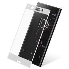 Ultra Clear Full Screen Protector Tempered Glass for Sony Xperia XZ1 Compact White