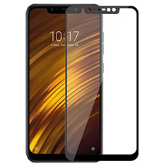 Ultra Clear Full Screen Protector Tempered Glass for Xiaomi Pocophone F1 Black