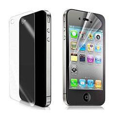 Ultra Clear Screen Protector Front and Back Film for Apple iPhone 4 Clear