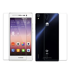 Ultra Clear Screen Protector Front and Back Film for Huawei Ascend P7 Clear