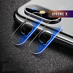 Ultra Clear Tempered Glass Camera Lens Protector F06 for Apple iPhone X Clear