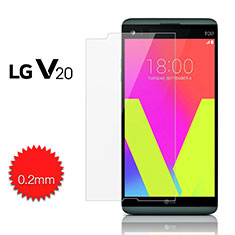 Ultra Clear Tempered Glass Screen Protector Film for LG V20 Clear