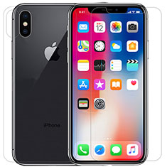 Ultra Clear Tempered Glass Screen Protector Front and Back T02 for Apple iPhone Xs Max Clear