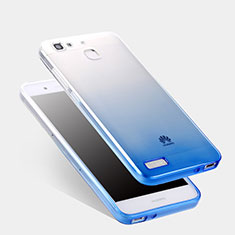 Ultra Slim Transparent Gel Gradient Soft Case for Huawei Enjoy 5S Blue