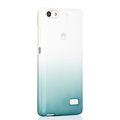 Ultra Slim Transparent Gel Gradient Soft Case for Huawei G Play Mini Green