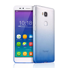 Ultra Slim Transparent Gel Gradient Soft Case for Huawei Honor 5X Sky Blue