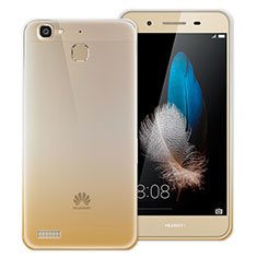 Ultra Slim Transparent Gel Gradient Soft Case for Huawei P8 Lite Smart Gold