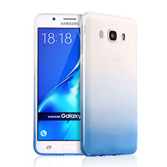 Ultra Slim Transparent Gel Gradient Soft Case for Samsung Galaxy J5 Duos (2016) Blue