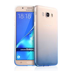 Ultra Slim Transparent Gel Gradient Soft Case for Samsung Galaxy J7 (2016) J710F J710FN Blue