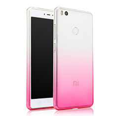 Ultra Slim Transparent Gel Gradient Soft Case for Xiaomi Mi 4S Pink