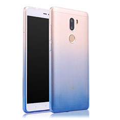 Ultra Slim Transparent Gel Gradient Soft Case for Xiaomi Mi 5S Plus Blue