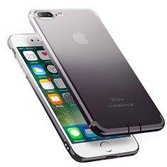 Ultra Slim Transparent Gel Gradient Soft Case G01 for Apple iPhone 8 Plus Gray