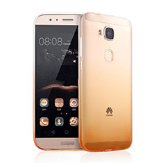 Ultra Slim Transparent Gradient Soft Case for Huawei GX8 Yellow