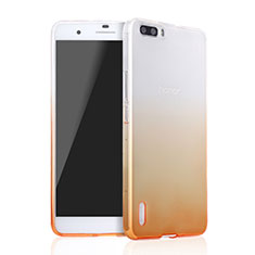 Ultra Slim Transparent Gradient Soft Case for Huawei Honor 6 Plus Yellow