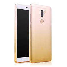 Ultra Slim Transparent Gradient Soft Case for Xiaomi Mi 5S Plus Yellow
