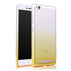 Ultra Slim Transparent Gradient Soft Case for Xiaomi Redmi 3 Yellow