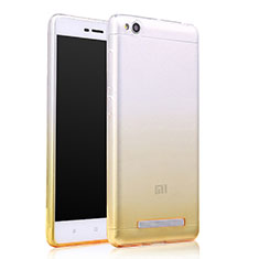 Ultra Slim Transparent Gradient Soft Case for Xiaomi Redmi 4A Yellow