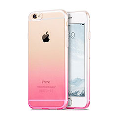 Ultra Slim Transparent Gradient Soft Case Z01 for Apple iPhone 6 Pink