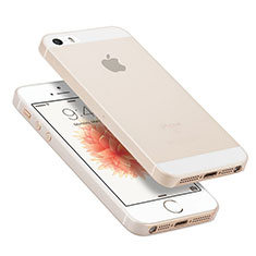 Ultra Slim Transparent Matte Finish Cover for Apple iPhone SE White