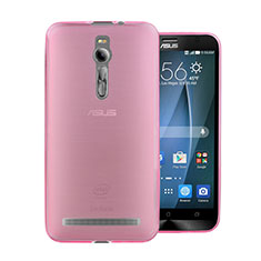 Ultra Slim Transparent TPU Soft Case for Asus Zenfone 2 ZE551ML ZE550ML Pink