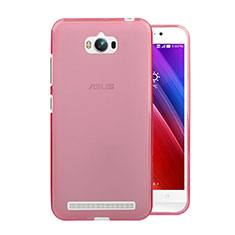 Ultra Slim Transparent TPU Soft Case for Asus Zenfone Max ZC550KL Pink