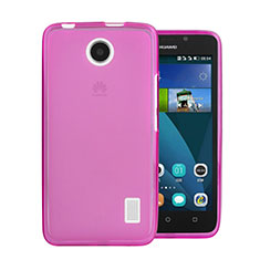 Ultra Slim Transparent TPU Soft Case for Huawei Ascend Y635 Dual SIM Pink