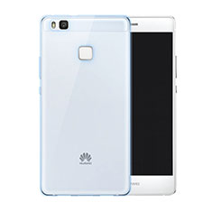 Ultra Slim Transparent TPU Soft Case for Huawei G9 Lite Blue