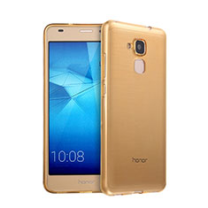 Ultra Slim Transparent TPU Soft Case for Huawei GR5 Mini Gold