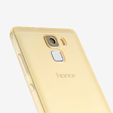 Ultra Slim Transparent TPU Soft Case for Huawei Honor 7 Dual SIM Gold