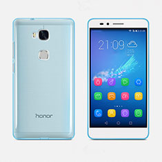 Ultra Slim Transparent TPU Soft Case for Huawei Honor X5 Blue