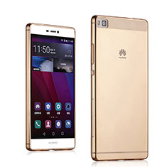 Ultra Slim Transparent TPU Soft Case for Huawei P8 Gold