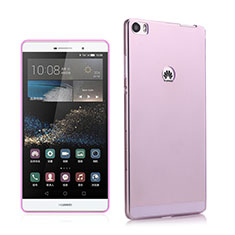 Ultra Slim Transparent TPU Soft Case for Huawei P8 Max Pink
