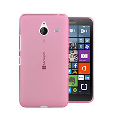 Ultra Slim Transparent TPU Soft Case for Microsoft Lumia 640 XL Lte Pink