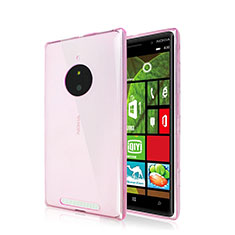 Ultra Slim Transparent TPU Soft Case for Nokia Lumia 830 Pink