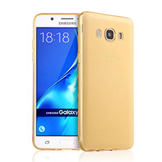 Ultra Slim Transparent TPU Soft Case for Samsung Galaxy J5 (2016) J510FN J5108 Gold