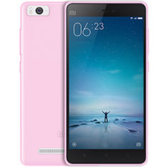 Ultra Slim Transparent TPU Soft Case for Xiaomi Mi 4i Pink