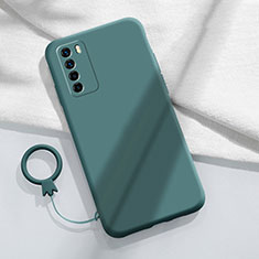 Ultra-thin Silicone Gel Soft Case 360 Degrees Cover C01 for Huawei Honor Play4 5G Midnight Green