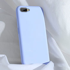 Ultra-thin Silicone Gel Soft Case 360 Degrees Cover C01 for Oppo K1 Sky Blue