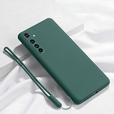 Ultra-thin Silicone Gel Soft Case 360 Degrees Cover C01 for Realme X50 Pro 5G Green
