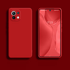 Ultra-thin Silicone Gel Soft Case 360 Degrees Cover C01 for Xiaomi Mi 11 Lite 4G Red