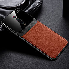 Ultra-thin Silicone Gel Soft Case 360 Degrees Cover C01 for Xiaomi Mi 9T Brown