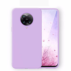 Ultra-thin Silicone Gel Soft Case 360 Degrees Cover C01 for Xiaomi Poco F2 Pro Purple