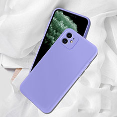 Ultra-thin Silicone Gel Soft Case 360 Degrees Cover C02 for Apple iPhone 11 Purple