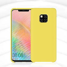 Ultra-thin Silicone Gel Soft Case 360 Degrees Cover C02 for Huawei Mate 20 Pro Yellow