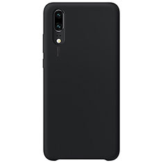 Ultra-thin Silicone Gel Soft Case 360 Degrees Cover C02 for Huawei P20 Black