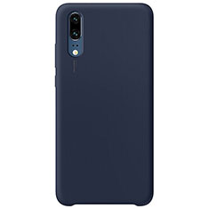 Ultra-thin Silicone Gel Soft Case 360 Degrees Cover C02 for Huawei P20 Blue