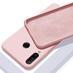 Ultra-thin Silicone Gel Soft Case 360 Degrees Cover C02 for Huawei P30 Lite New Edition Pink