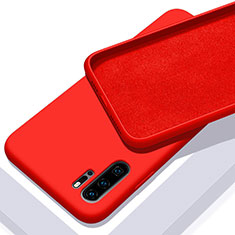Ultra-thin Silicone Gel Soft Case 360 Degrees Cover C02 for Huawei P30 Pro Red